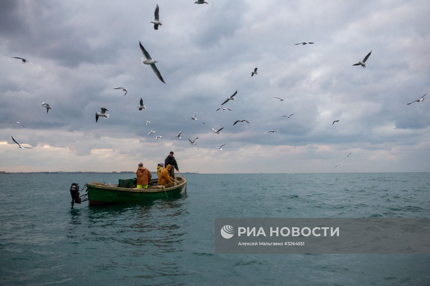 Прибрежный лов рыбы в Севастополе