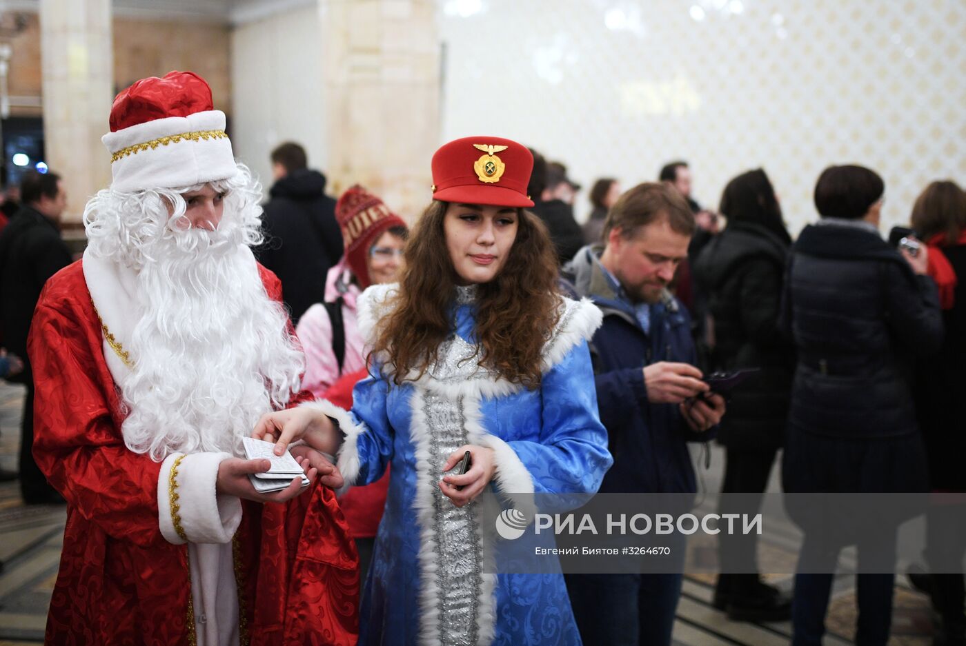 Акция "Ночь в метро" в Москве