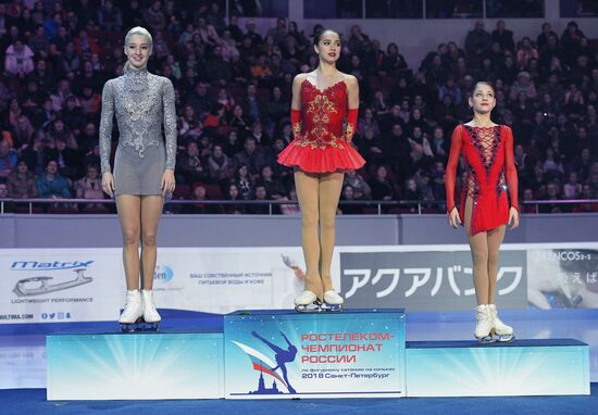 Фигурное катание. Чемпионат России. Церемония награждения