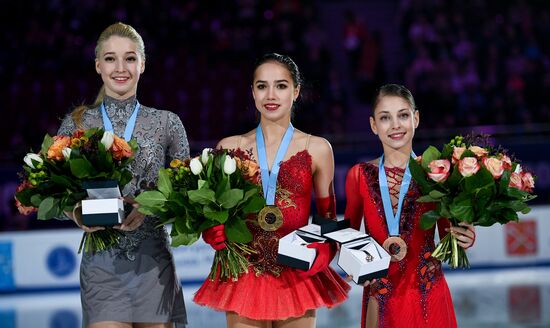 Фигурное катание. Чемпионат России. Церемония награждения