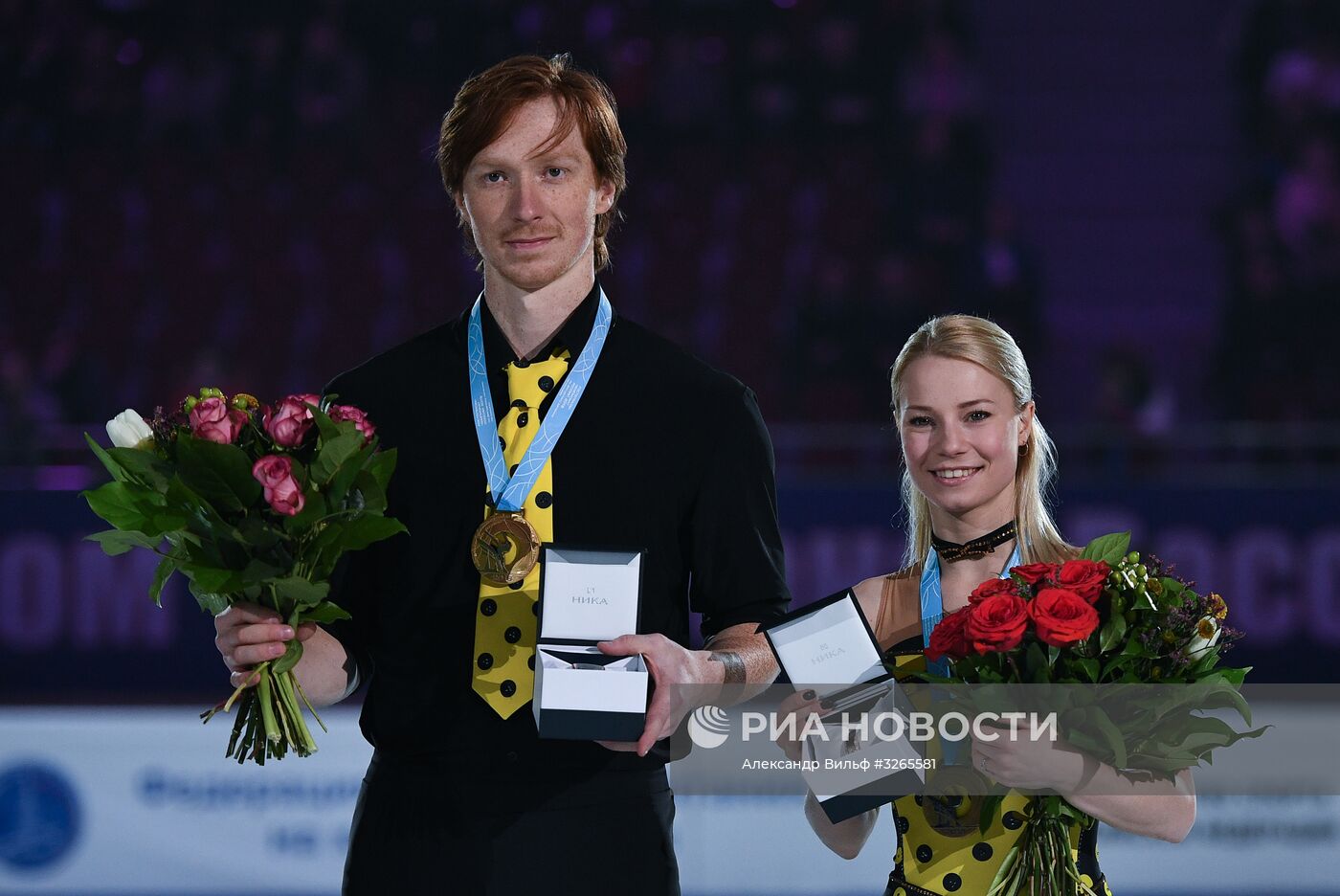 Фигурное катание. Чемпионат России. Церемония награждения