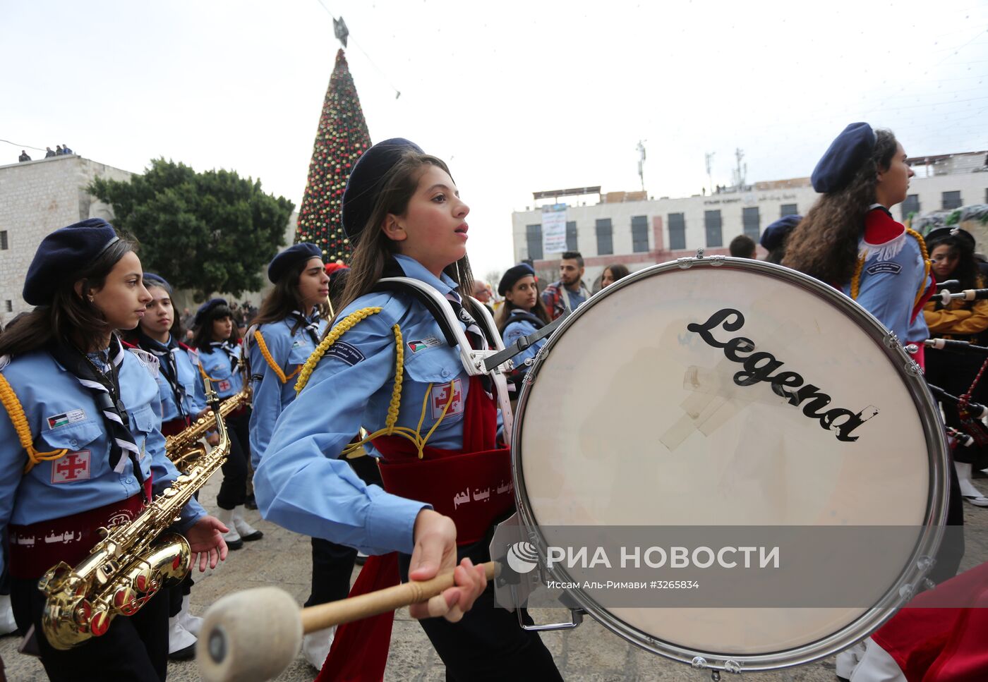 Празднование Рождества в Вифлееме