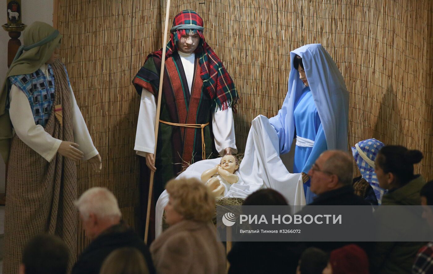 Празднование католического Рождества в России