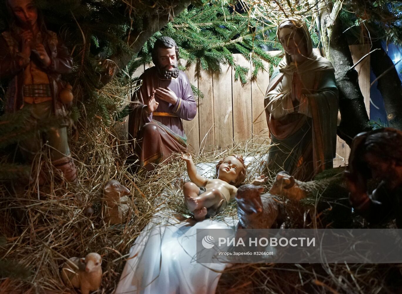 Празднование католического Рождества в России