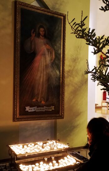 Празднование католического Рождества в России