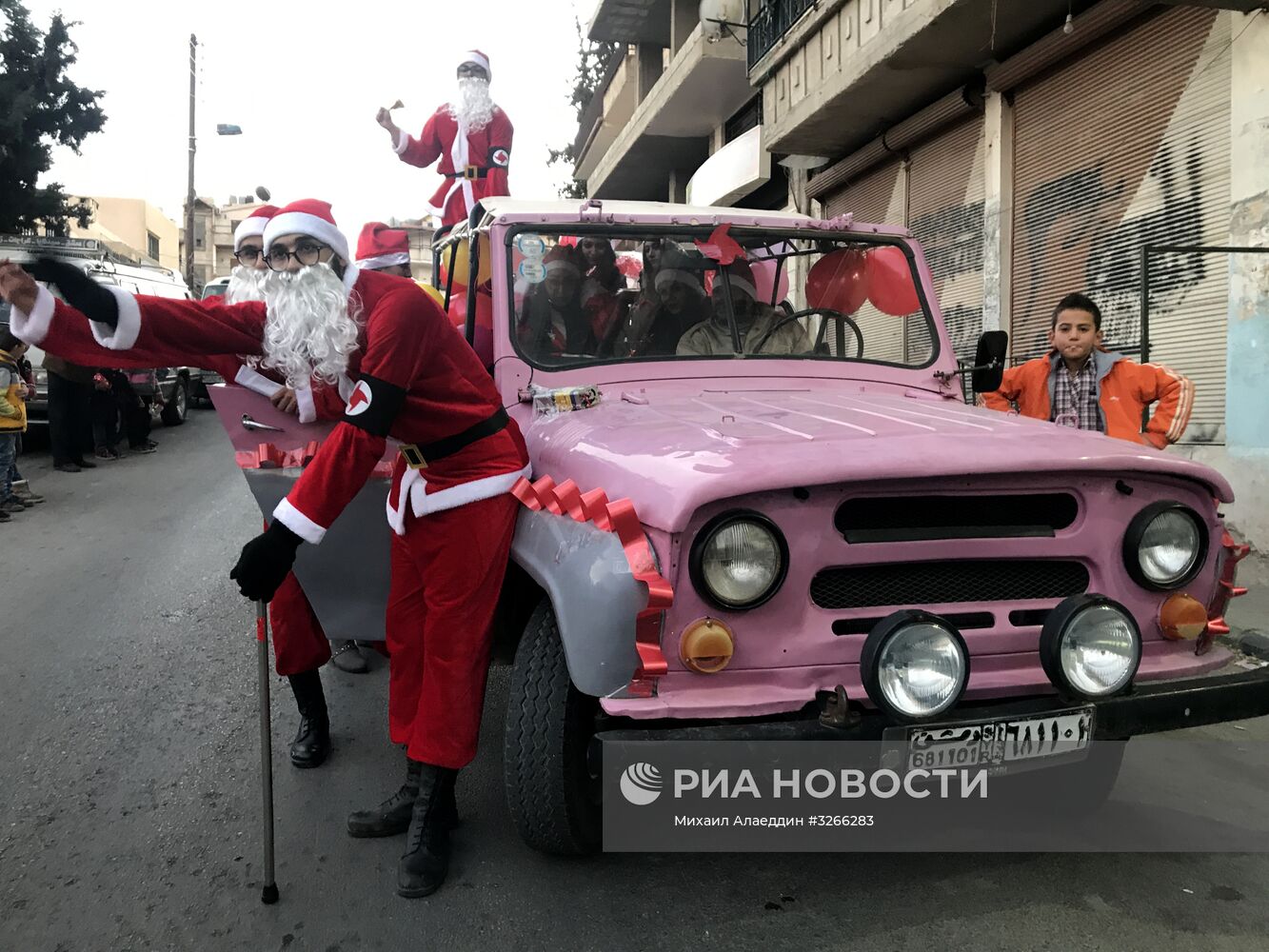 Празднование Рождества в Сирии