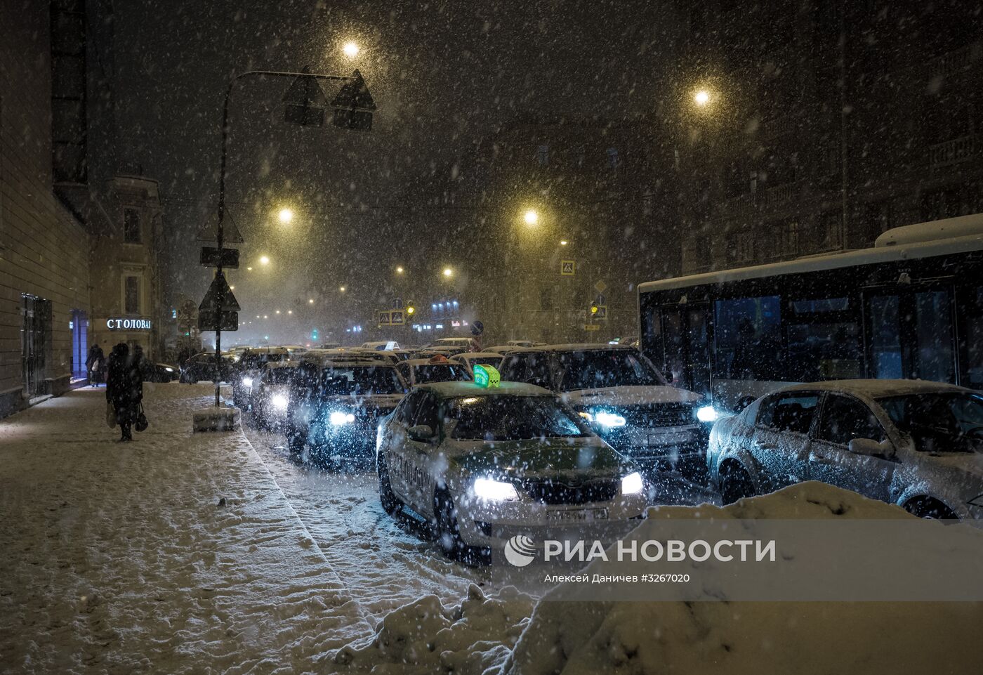 Cнег в Санкт-Петербурге