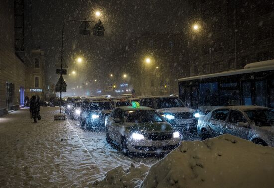 Cнег в Санкт-Петербурге