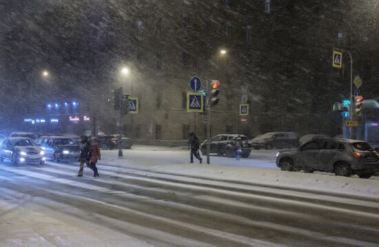 Cнег в Санкт-Петербурге