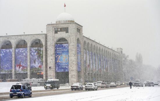 Зимний Бишкек