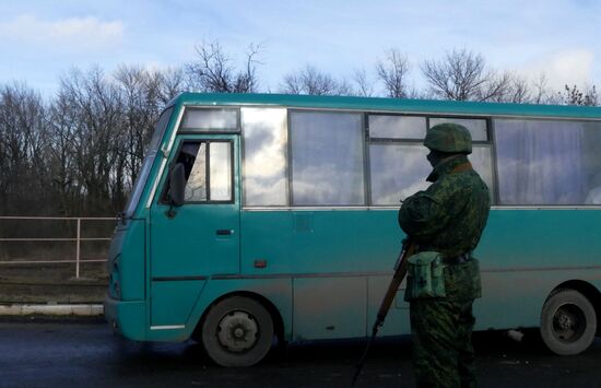 Обмен военнопленными между ДНР и Украиной в Донецкой области