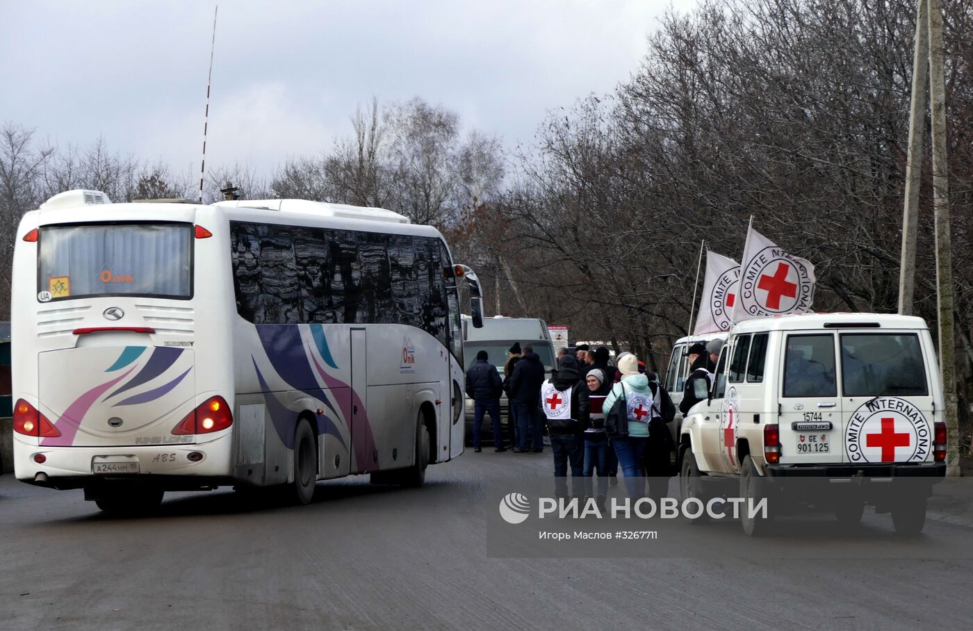 Обмен военнопленными между ДНР и Украиной в Донецкой области