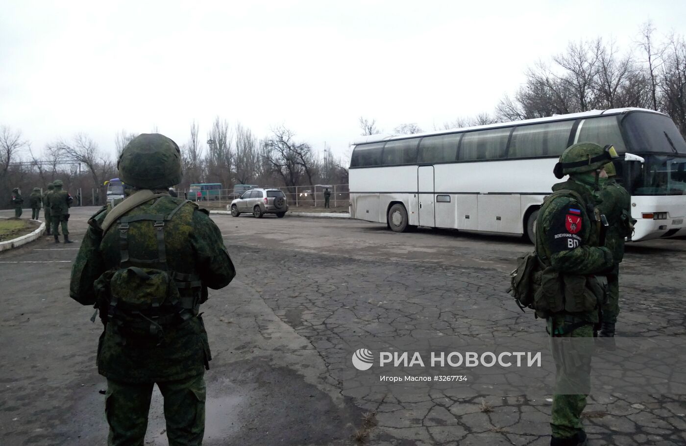 Обмен военнопленными между ДНР и Украиной в Донецкой области