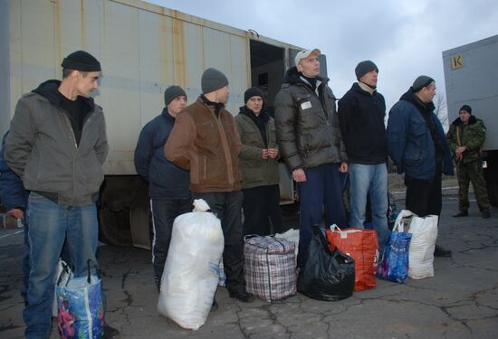 Обмен военнопленными между ДНР и Украиной в Донецкой области