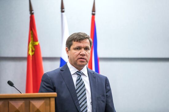 Инаугурация нового мэра Владивостока Виталия Веркеенко