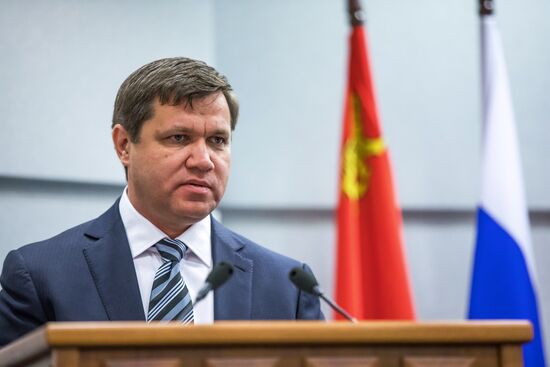 Инаугурация нового мэра Владивостока Виталия Веркеенко