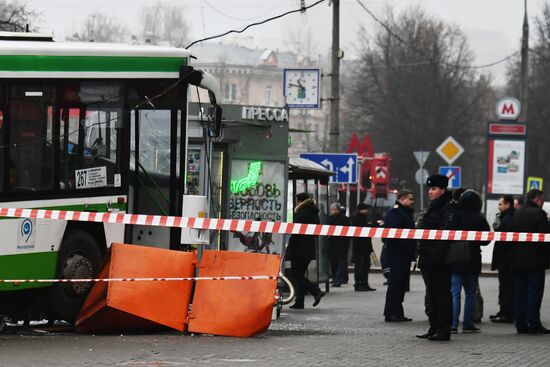 ДТП с участием автобуса на северо-западе Москвы