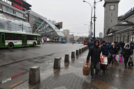 Обеспечение безопасности на новогодние праздники в Москве