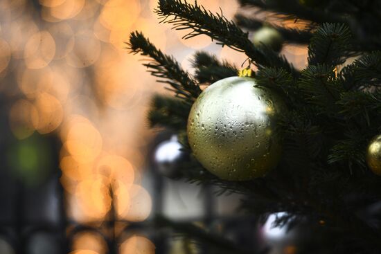 Аномально теплая погода в Москве