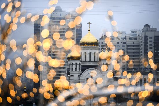 Аномально теплая погода в Москве