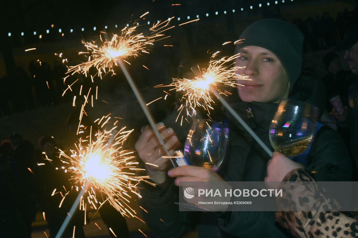 Празднование Нового года в регионах России