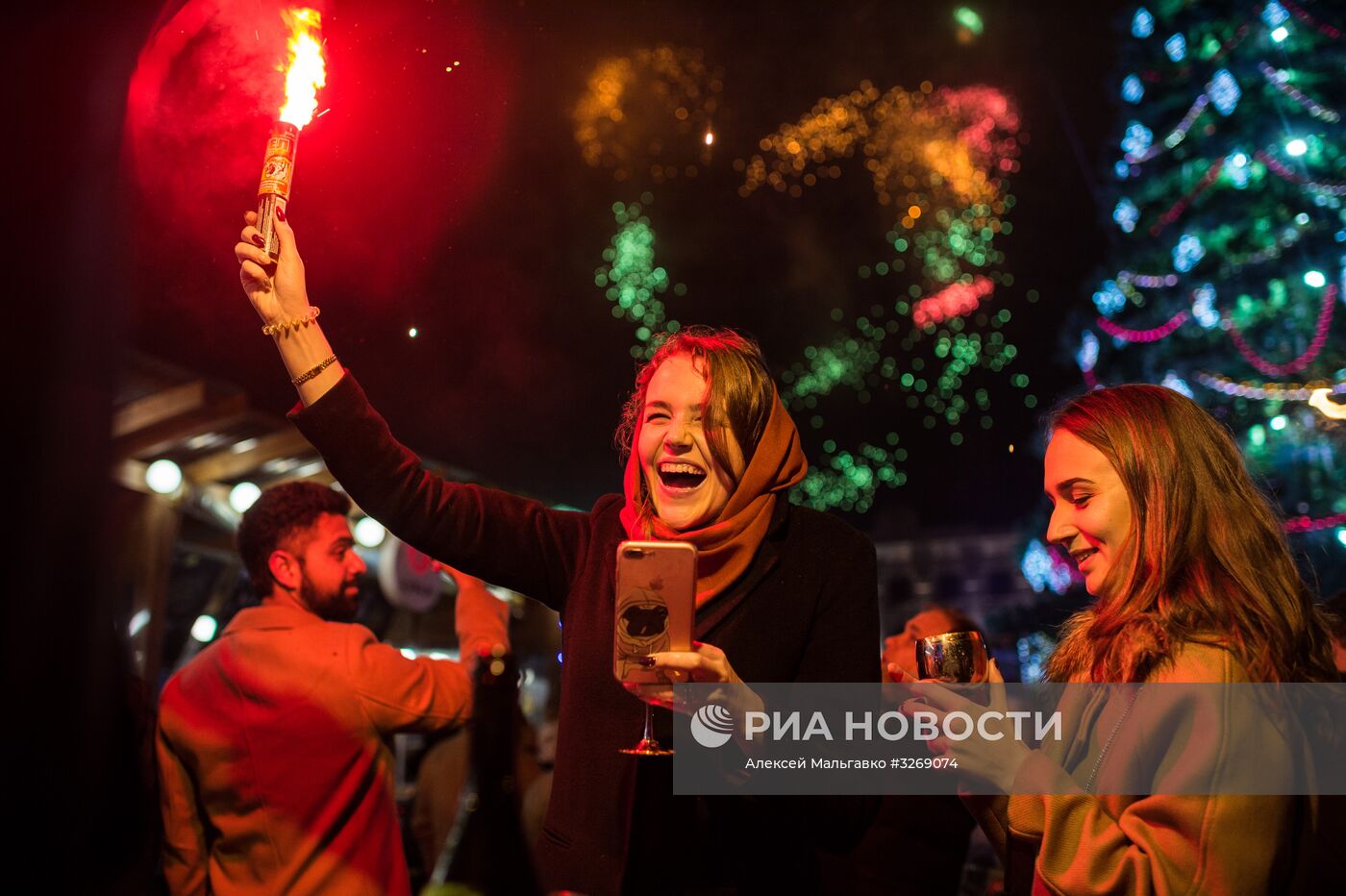 Празднование Нового года в регионах России