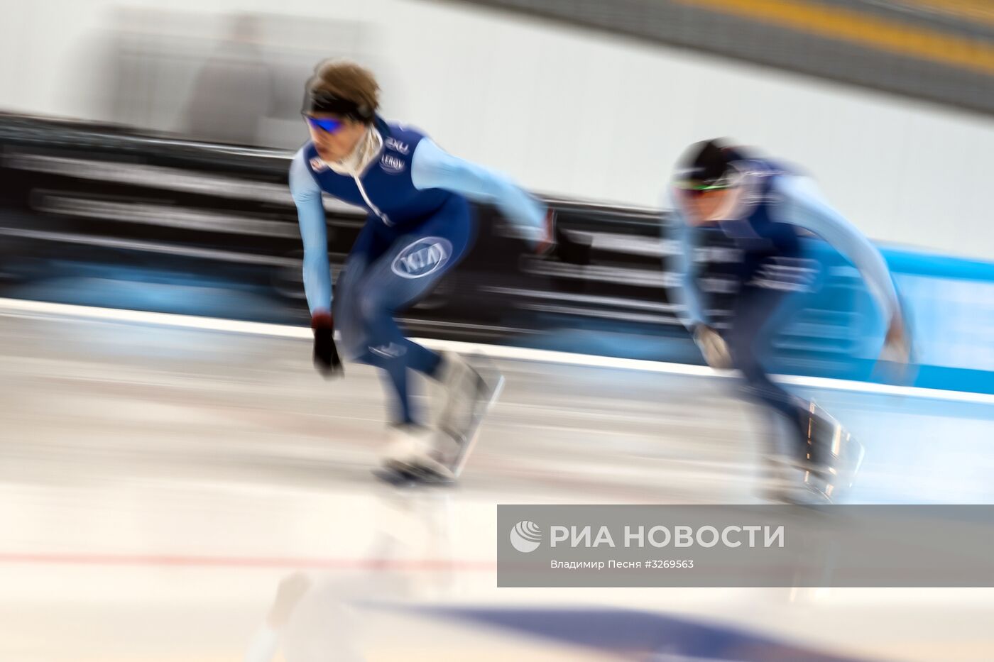 Конькобежный спорт. Чемпионат Европы на отдельных дистанциях. Тренировки