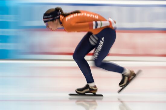 Конькобежный спорт. Чемпионат Европы на отдельных дистанциях. Тренировки