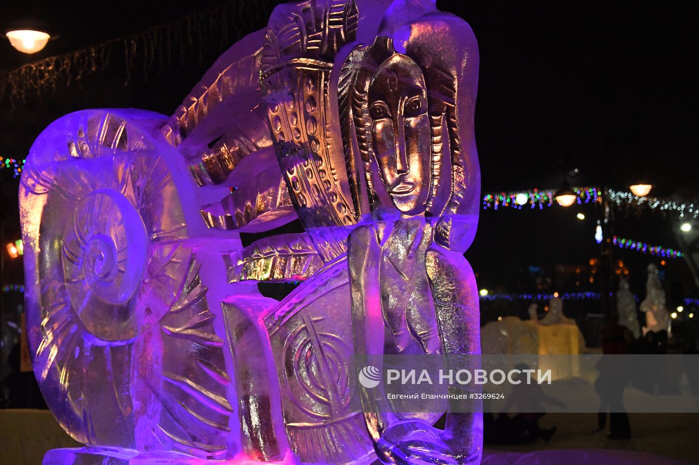 "Ледовый городок" в центре Томска
