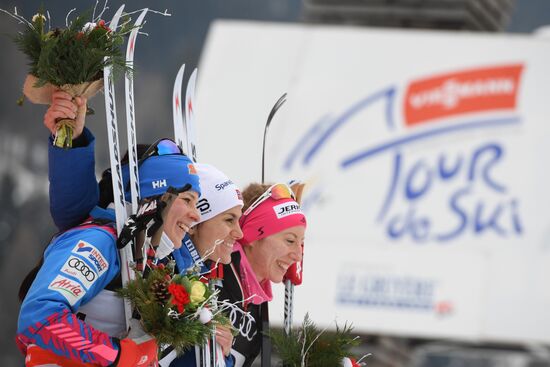Лыжные гонки. Тур де Ски. Женщины. Масс-старт