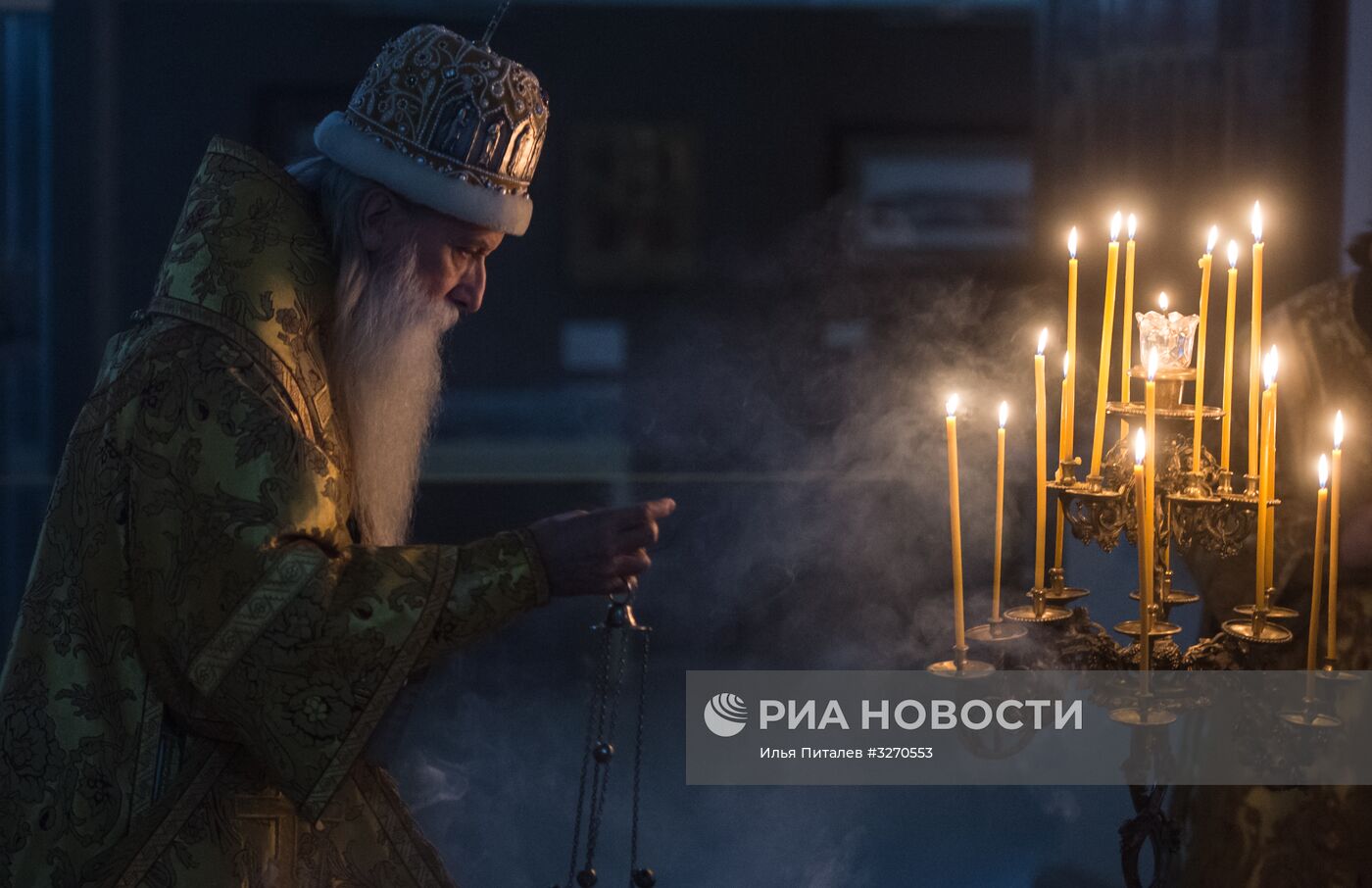Празднование Рождества Христова в старообрядческом храме