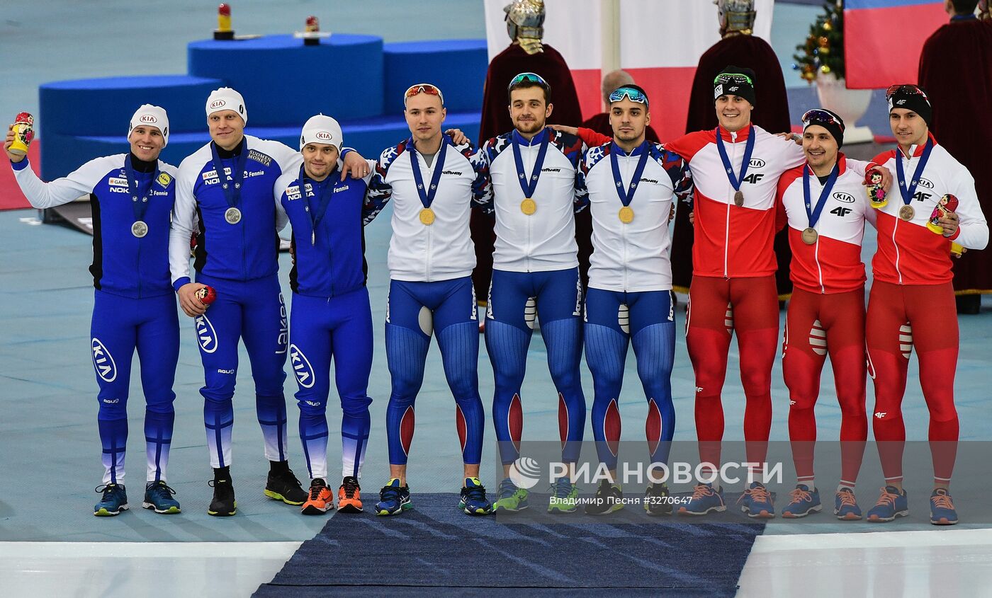Конькобежный спорт. Чемпионат Европы на отдельных дистанциях. Третий день
