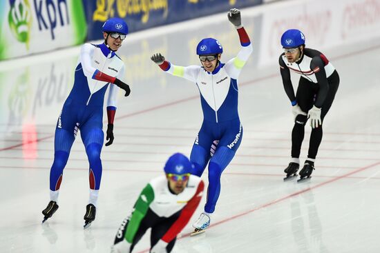 Конькобежный спорт. Чемпионат Европы на отдельных дистанциях. Третий день