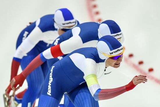 Конькобежный спорт. Чемпионат Европы на отдельных дистанциях. Третий день