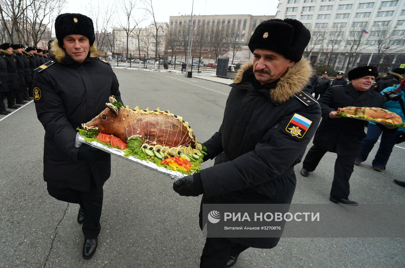 Встреча кораблей Тихоокеанского флота во Владивостоке