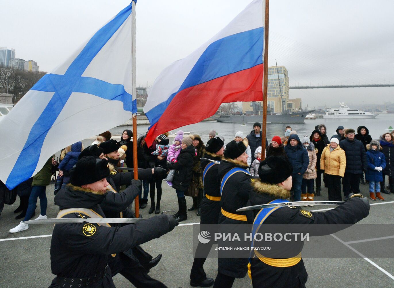 Встреча кораблей Тихоокеанского флота во Владивостоке