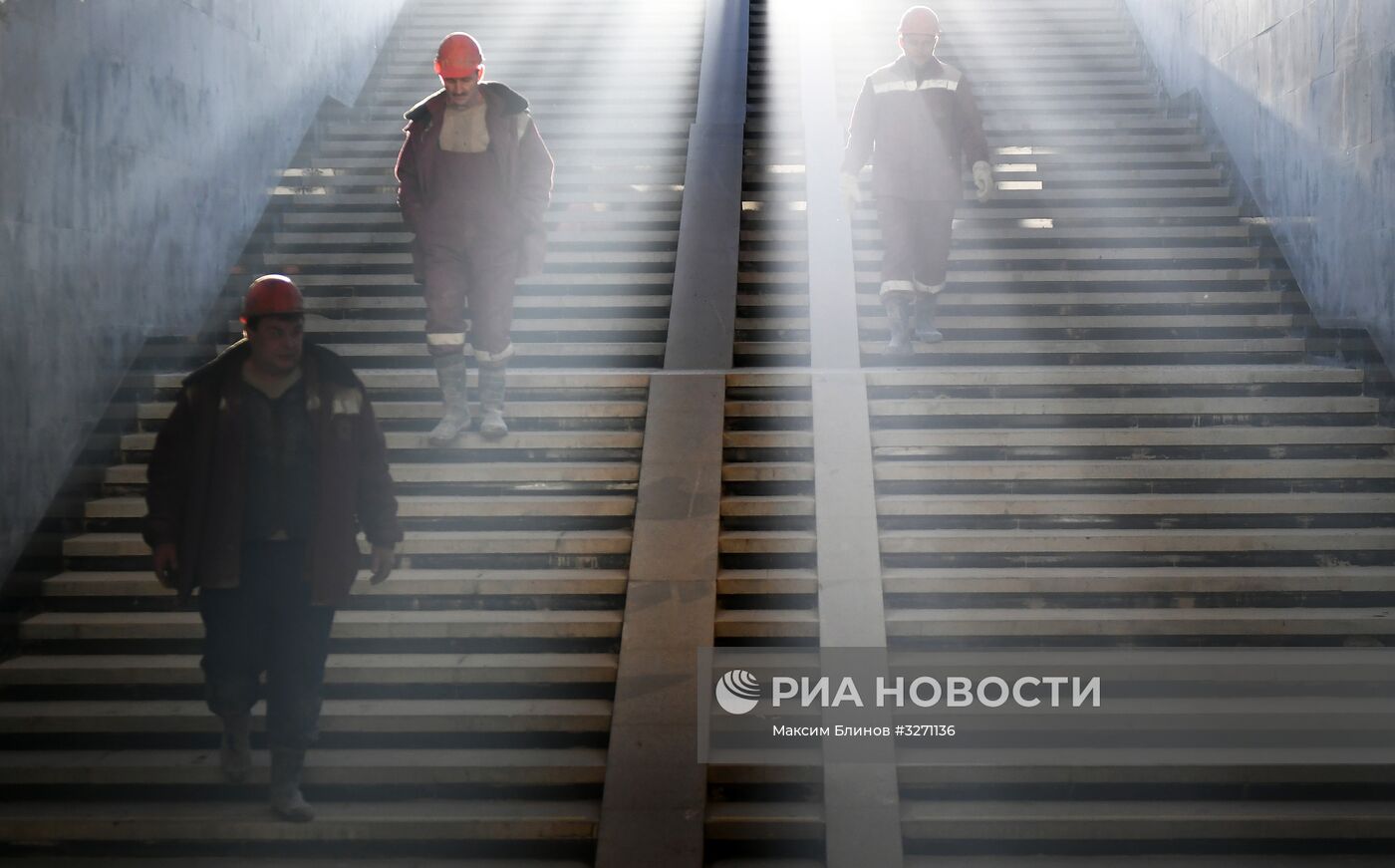 Строительство станции метро "Окружная"