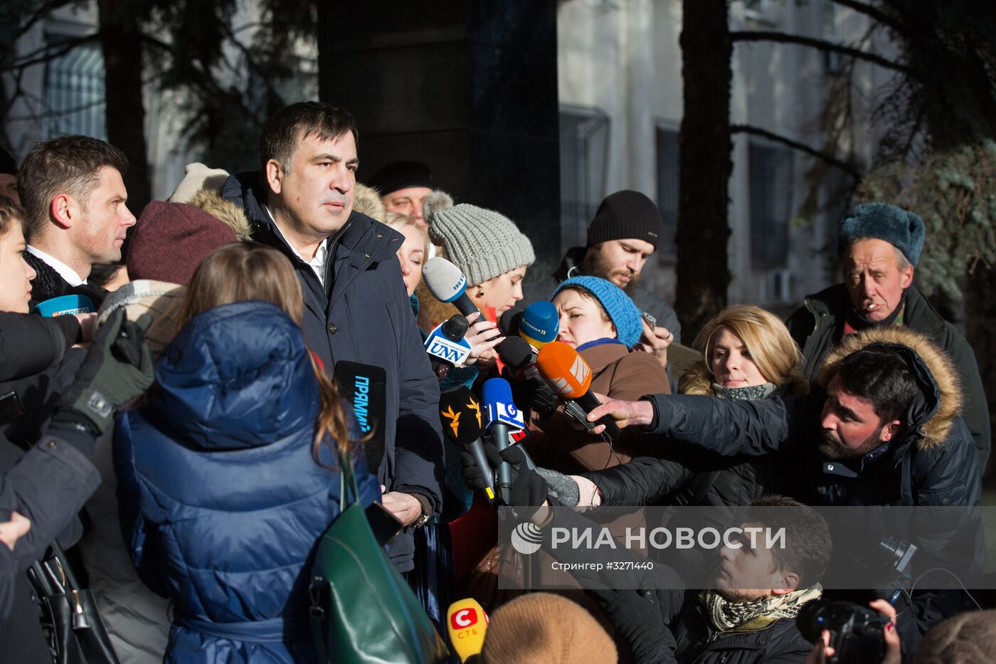 М. Саакашвили приехал на допрос в СБУ
