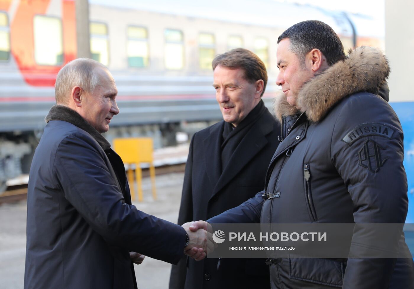 Рабочая поездка президента РФ В. Путина в Тверскую область
