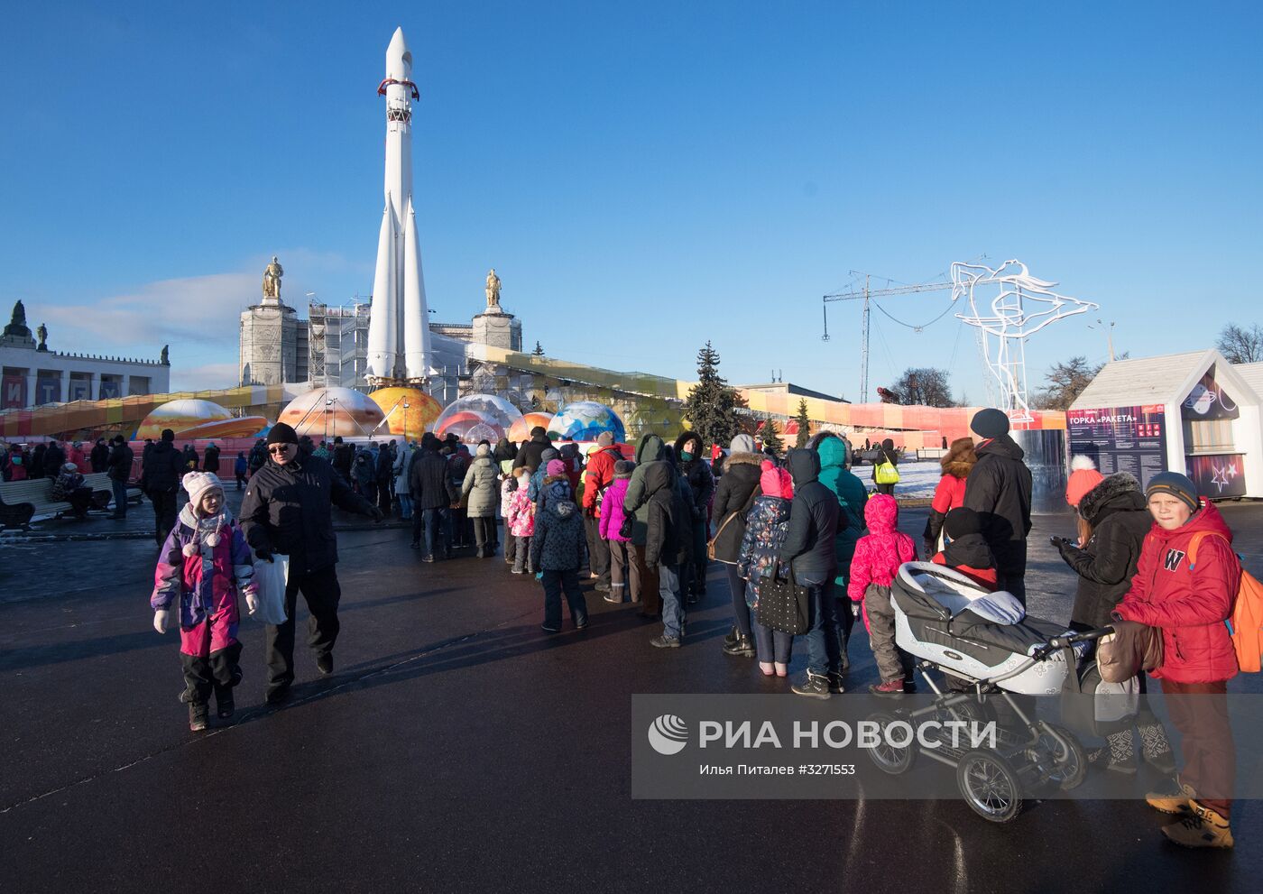 Тюбинговая горка на ВДНХ