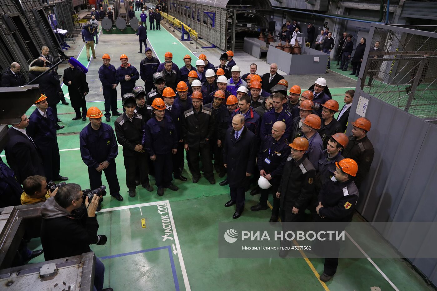 Рабочая поездка президента РФ В. Путина в Тверскую область