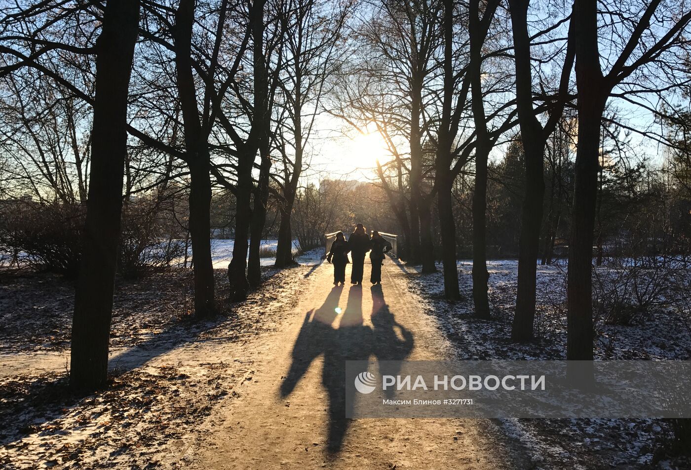 Парк "Серебряный бор" в Москве