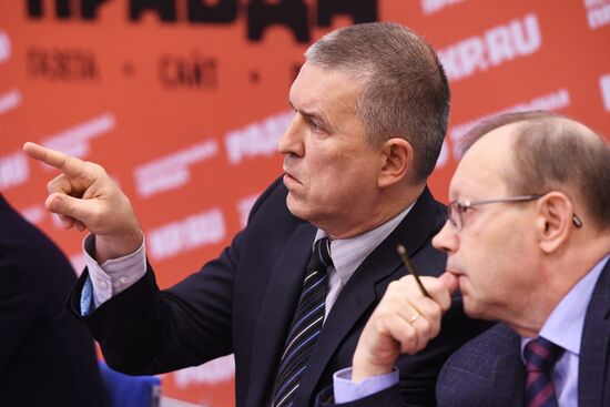 Встреча президента РФ В. Путина с представителями российских печатных СМИ и информагентств