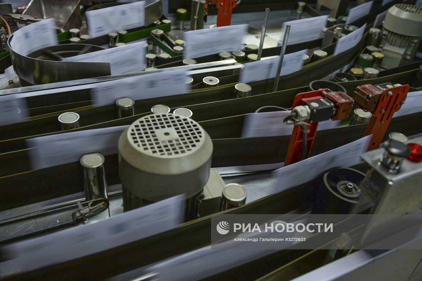 Запуск новой сортировочной линии "Почты России" в Санкт-Петербурге