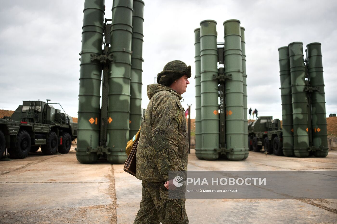 Комплекс ПВО С-400 "Триумф" заступил на боевое дежурство в Севастополе