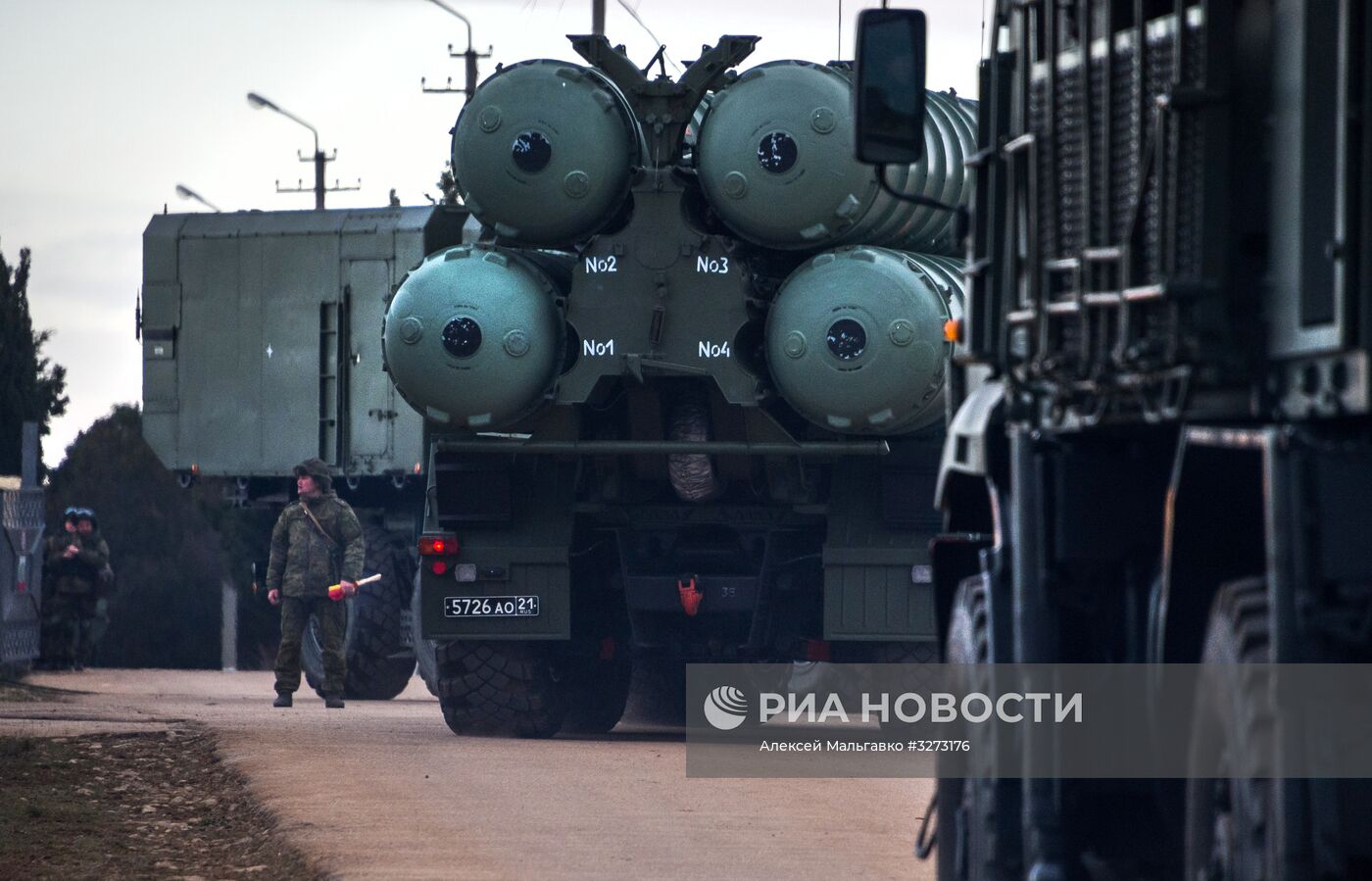 Комплекс ПВО С-400 "Триумф" заступил на боевое дежурство в Севастополе