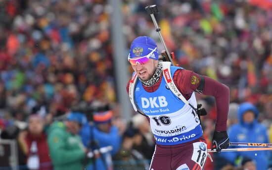 Биатлон. V этап Кубка мира. Мужчины. Масс-старт