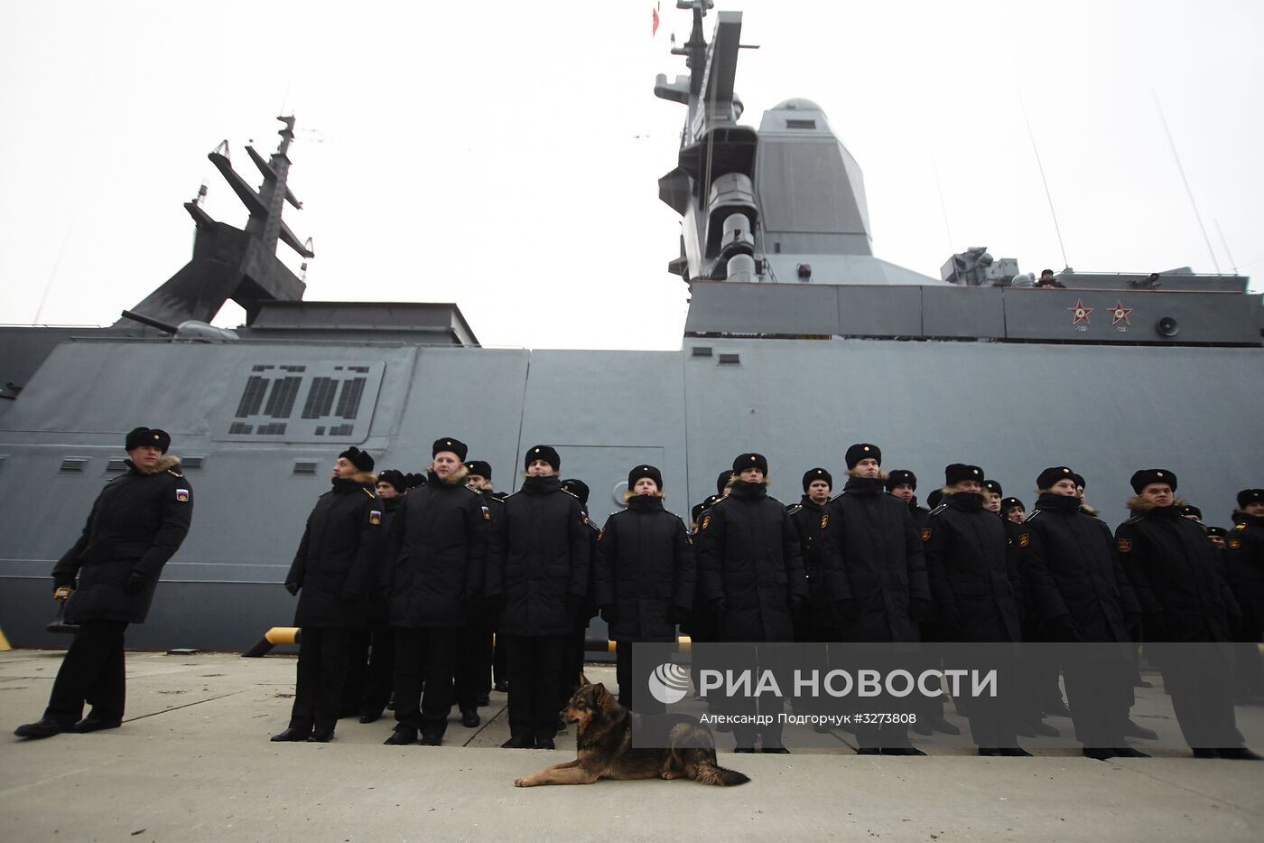 Встреча корветов "Сообразительный" и "Бойкий" в порту Балтийска