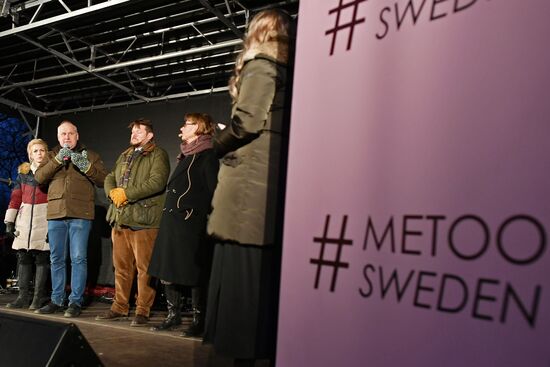Акция в Стокгольме против насилия