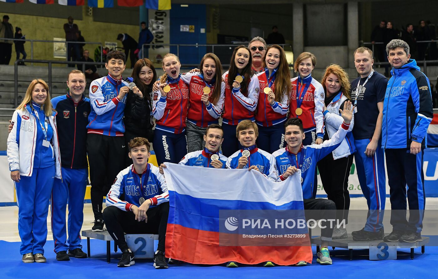 Шорт-трек. Чемпионат Европы. Второй день